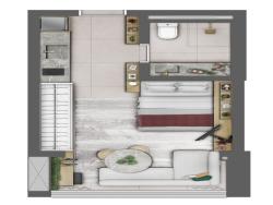 #AP06402 - Studio para Venda em São Paulo - SP - 1