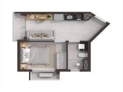 #AP06364 - Studio para Venda em São Paulo - SP - 1